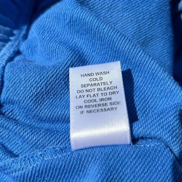 The GREii Velour/Velvet Blue Colorblock Tracksuit Lounge Retro Women’s Size S - Picture 15 of 15